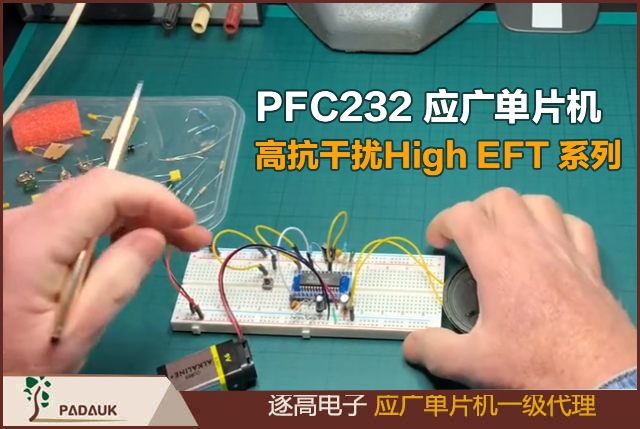 PFC232 应广单片机,工业级- 8 位 MTP 型单片机（FPPATM）带 12 位增强型 ADC,自于内部bandgap参考电压或0.25*VDD,89条高效的指令