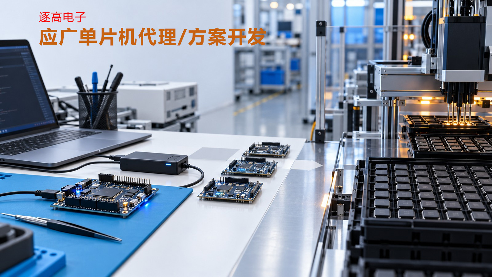 从MTP开发验证到OTP量产烧录的应广单片机工作流程概念场景
